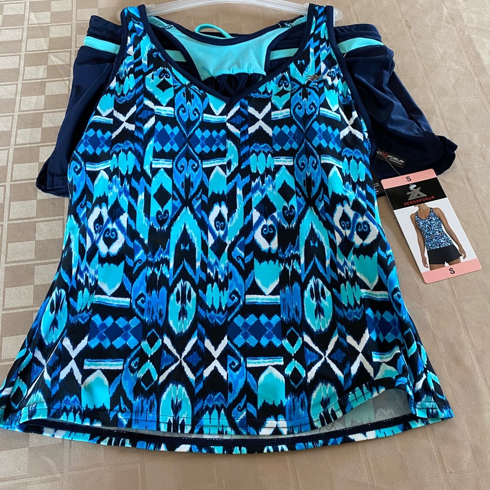 NWT Swimsuit Size Small (4-6) Tankini 2 Piece $94